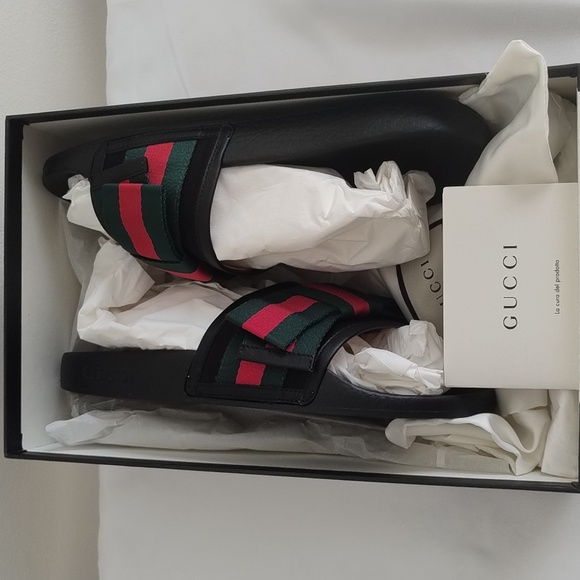 New Women's Pursuit Web Bow Slides Sz 39 - US 8.5-9 - Picture 9 of 9